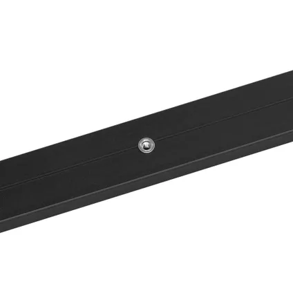 Main courante design noire rectangulaire - 350 cm avec 4 supports 7