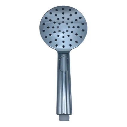 4bathroomz® Flower Design - Ensemble de douche avec tuyau et collier - chrome 6