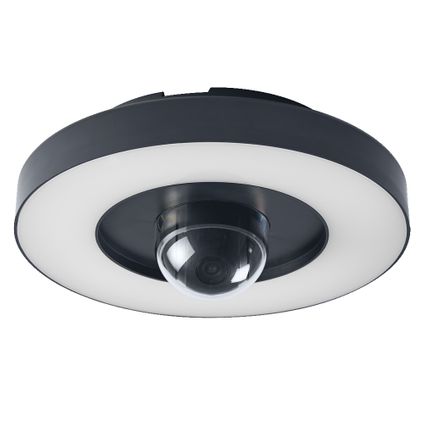 Ledvance wand- en plafondlamp Smart Camera Circle Control zwart ⌀28cm 22W