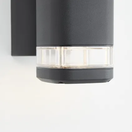 Brilliant wandlamp Jandy glas zwart 2xGU10 5