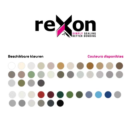 Rexon siliconenkit All-in-1 Silicone RAL9001 crème 290ml 4