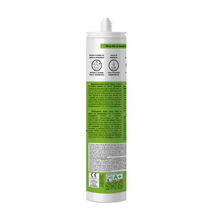 Mastic silicone Rexon All-in-1 RAL9010 blanc 290ml 3