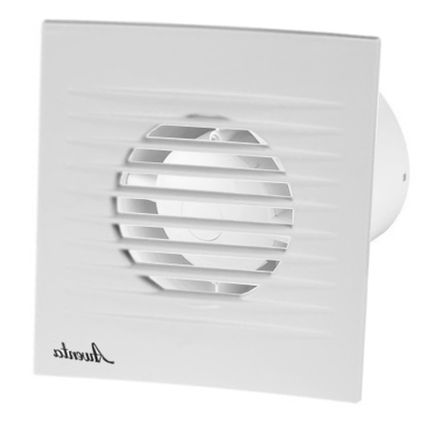 Awenta Ventilateur salle de bain avec capteur d'humidité 100mm Blanc ABS RIFF