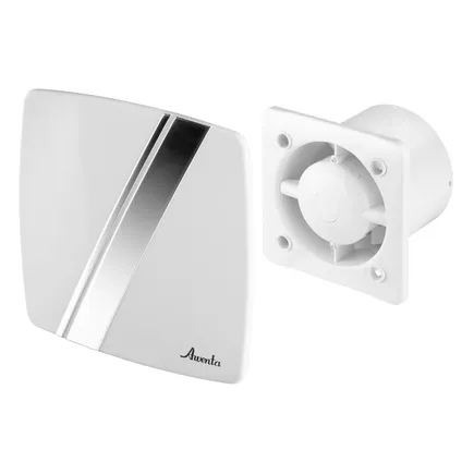 Awenta Ventilateur salle de bain extracteur d'air Standard 100mm Blanc ABS LINEA 4