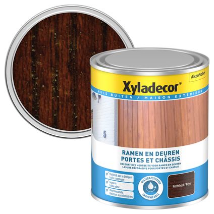 Xladecor houtbeits notenhout 750ml
