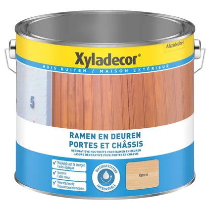 Xladecor houtbeits kleurloos 2,5L 2
