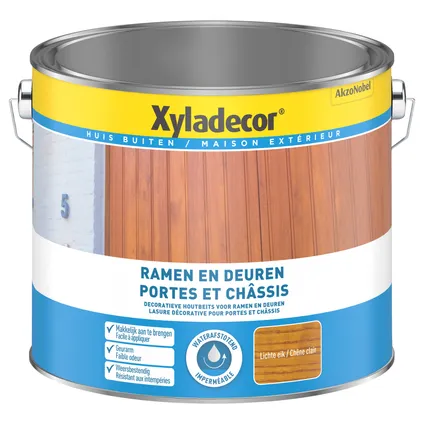 Xladecor houtbeits lichte eik 2,5L 2