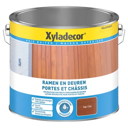Xladecor houtbeits teak 2,5L 2