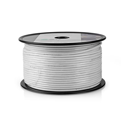 Nedis Câble coaxial en bobine | CSBR4010WT1000 | Blanc
