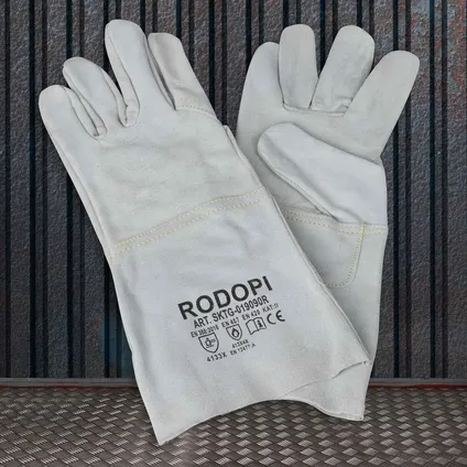 Rodopi® Lashandschoenen van Leer - maat 9 Large - 1 paar 6