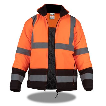 Rodopi® Winter Jacket Veste de sécurité réfléchissante - Orange/Noir - taille S