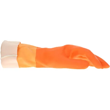 Sorbo Huishoudhandschoenen - maat S - oranje - extra sterk 3