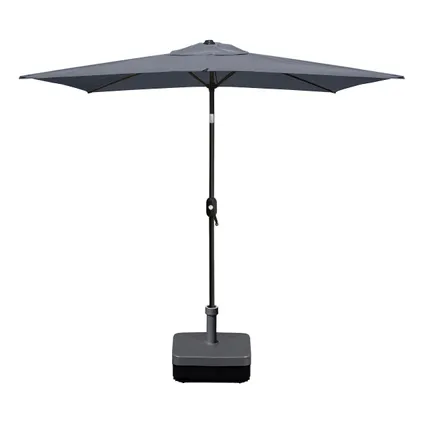 4goodz Parasol Rectangulaire Inclinable 150X250 cm - Anthracite 5
