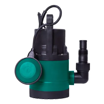 VONROC Dompelpomp/Waterpomp 300W – 6500l/h – Voor schoon en licht vervuild water – Met vlotter 4