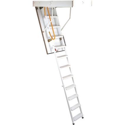 Escalier escamotable en métal "Steel" - 110 x 70 cm - Hauteur 275 cm