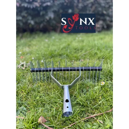 Synx Tools - Râteau de coupe verticale galvanisé - Sans manche 4
