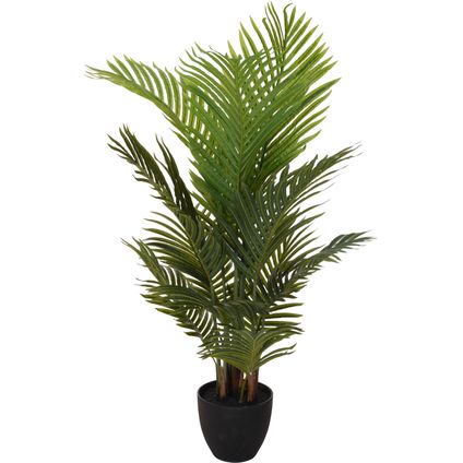 Kunstplant palm - groen - in pot - 94 cm