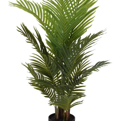 Kunstplant palm - groen - in pot - 94 cm 2