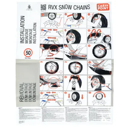 Carpoint Sneeuwkettingen RVX-240 16mm 3