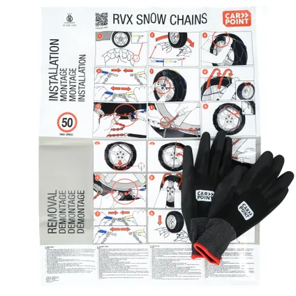 Carpoint Sneeuwkettingen RVX-240 16mm 8