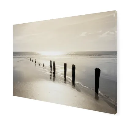 Buitencanvas met Weerbestendig frame en UV beschermende coating | Zonsondergang | 50x70 cm 3