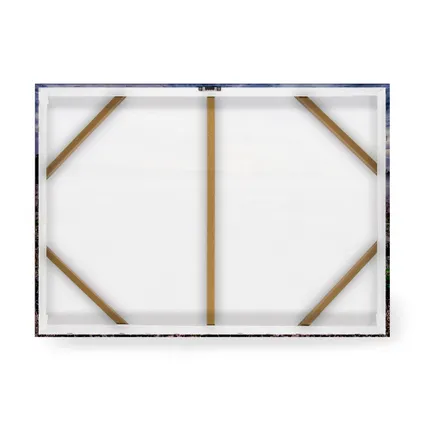 Buitencanvas met Weerbestendig frame en UV beschermende coating | Lavendelveld | 50x70 cm 4