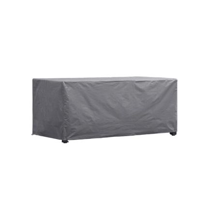 Perel Buitenhoes voor tafel tot 140 cm, grijs, rechthoekig, 105x145x75cm, Rechthoekig, Geweven plypr