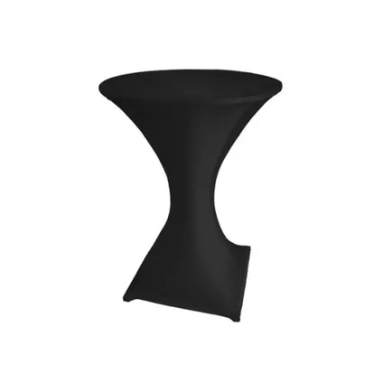 Perel Hoes voor statafel, zwart, rond, Ø 80 cm x 100 cm 2