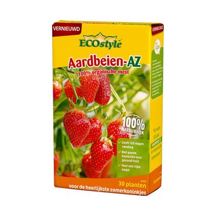 ECOstyle Aardbeien-AZ organische mest voor 30 planten 800gr
