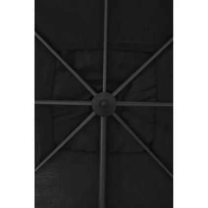 Garden Impressions Hawaii Big Pole parasol 350x350 - zwart 3