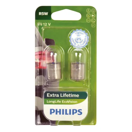Philips 12821LLECOB2 R5W EcoVision 5W 12V blister