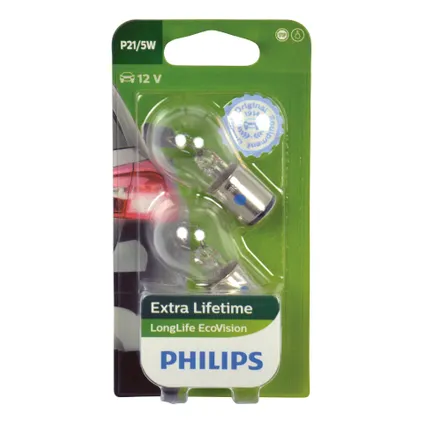 Philips 12499LLECOB2 P21/5W EcoVision 5W 12V blister 2