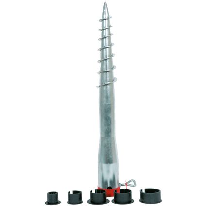 Lesli Living Parasolharing - staal - D6,5 cm x H58 cm - grondpen