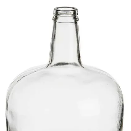 Giftdecor Vaas - fles - glas - transparant - 22 x 39 cm 2