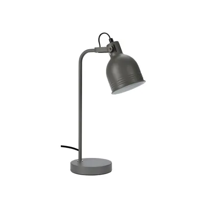 Bureaulamp - grijs - metaal - 38 x 11 cm - voor e14 fitting