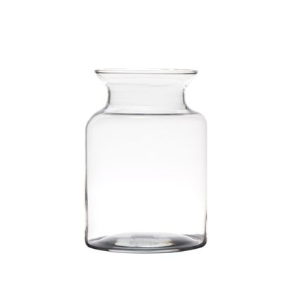 Vaas - transparant - glas - 14 x 20 cm