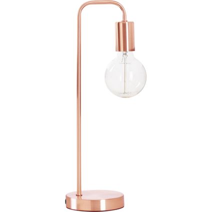 Atmosphera Tafellamp/bureaulamp Design Light - metallic koper - 46 cm