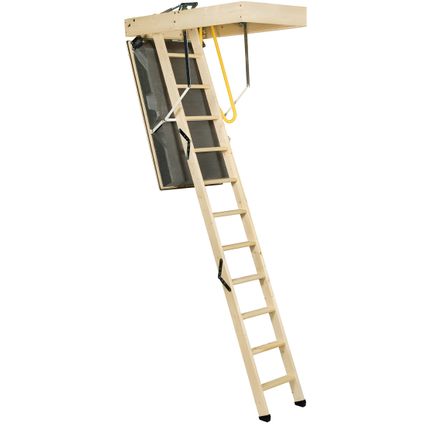 Escalier escamotable "Polartop" à haute isolation - hauteur 275 cm - 120 x 70 cm
