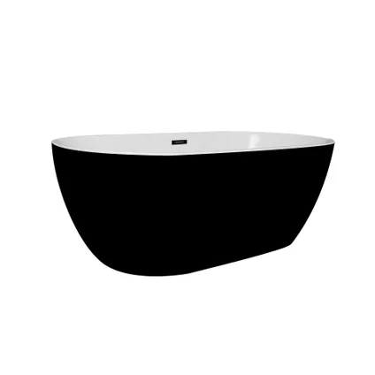 Balneo vrijstaand bad 160x75 |zwart 2