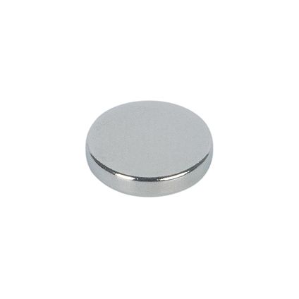 Fix-O-Moll magneet schijf neodymium klevend zilver 8mm 10 stk