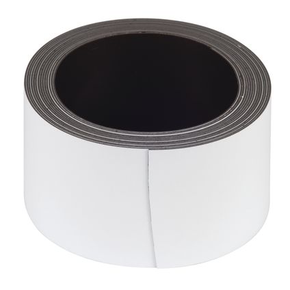 Fix-O-Moll magneetband wit beschrijfbaar ferriet 2,5mx40mm
