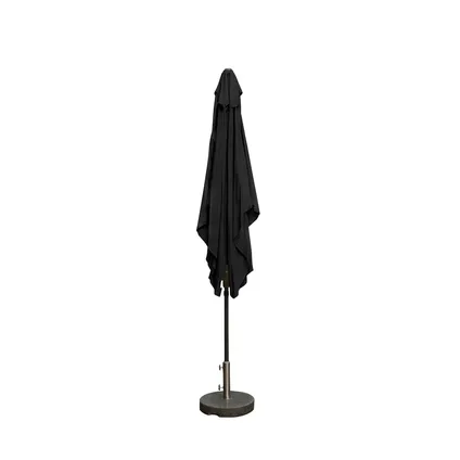 Kopu® Bilbao Set Parasol Rectangulaire 150x250 cm avec Housse - Noir 4