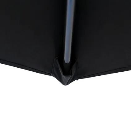 Kopu® Bilbao Set Parasol Rectangulaire 150x250 cm avec Housse - Noir 6
