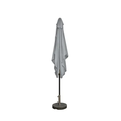 Kopu® Bilbao Parasol Rechthoekig 150x250 cm met Knikarm - Lichtgrijs 3