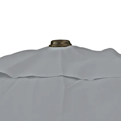Kopu® Bilbao Parasol rectangulaire 150x250 cm avec Bras Articulé - Gris clair 6