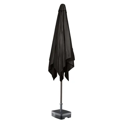 Kopu® Malaga Parasolset Vierkant 200x200 cm met Hoes en Voet - Zwart 4
