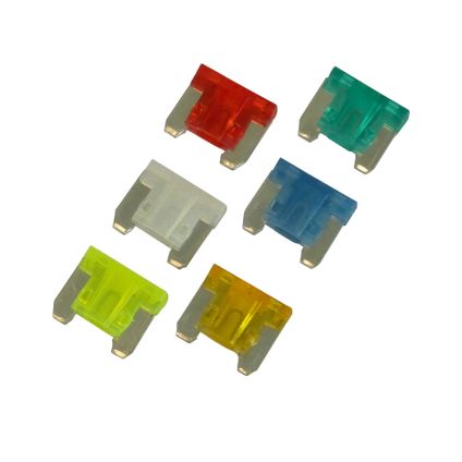 Carpoint Low profile Mini fusibles assortis 75-20A 6 pièces