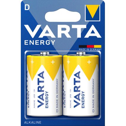 Varta Batterijen Energy LR20/D 1,5V