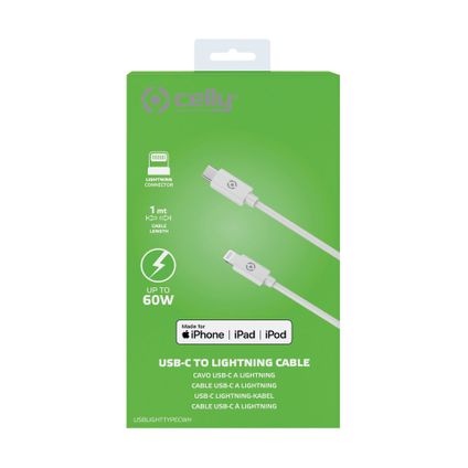 Celly USB-C > Lightning Kabel