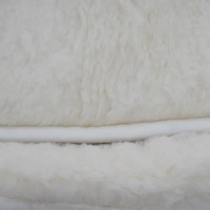 Native Natural Panier en laine mérinos - naturel (blanc) 2